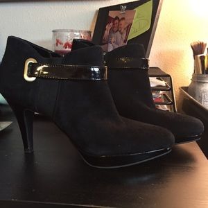 Black ankle boots